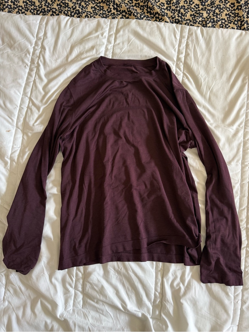 Lululemon long sleeves - Dark Burgundy size 10